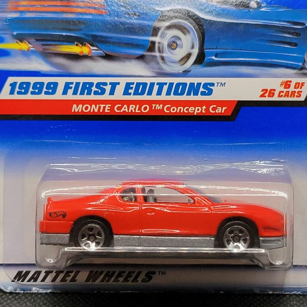Hot Wheels 1999 First Editions Monte Carlo Concept in Red Collector #910
